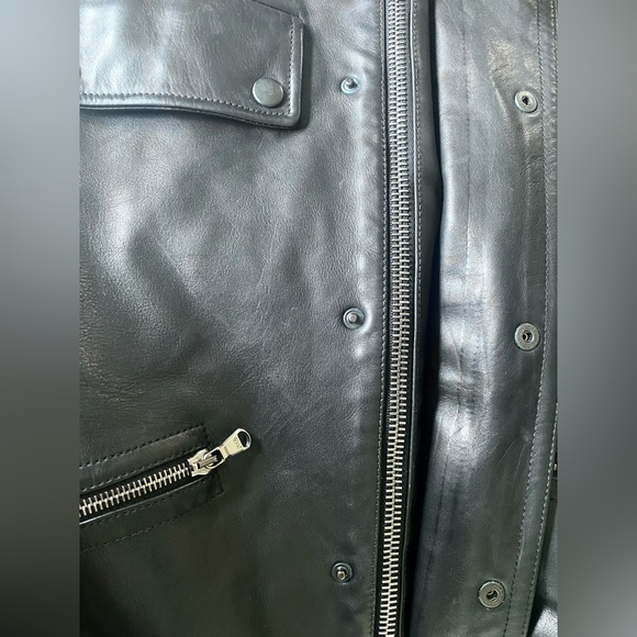 July 4 Bloomingdale’s Men’s Size50 XL 100% Lambskin Premium Genuine BlackLeather - Picture 9 of 16